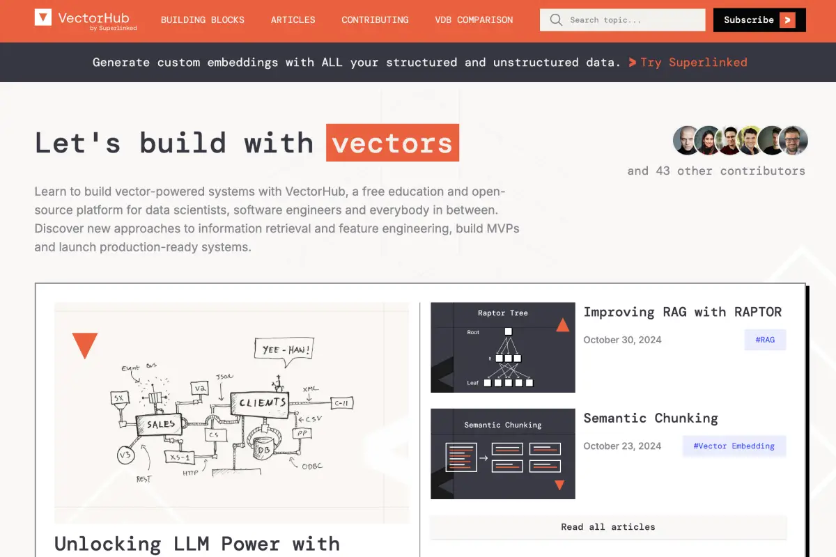 VectorHub by Superlinked